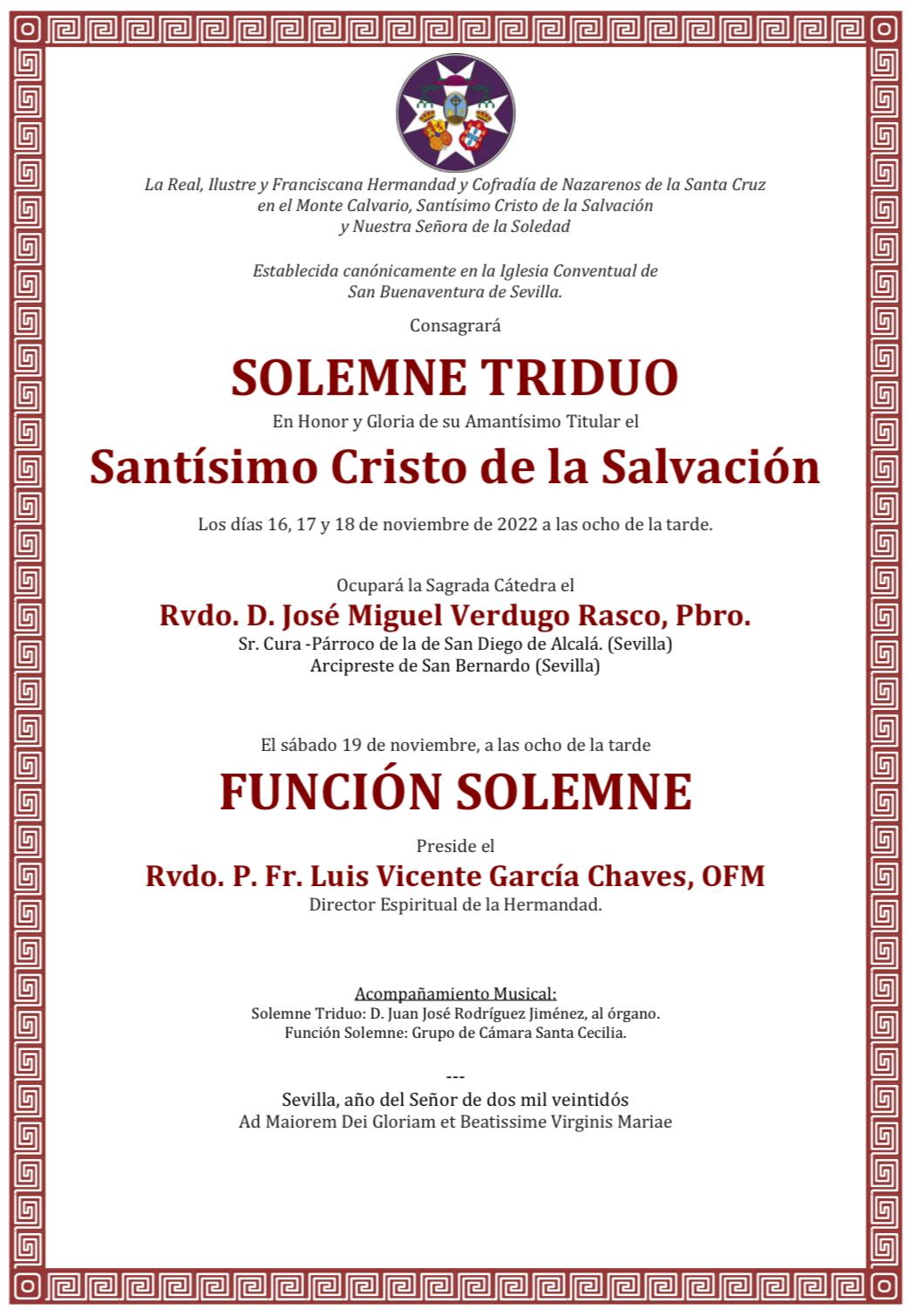 20221115 ConvocatoriaCultosCristo